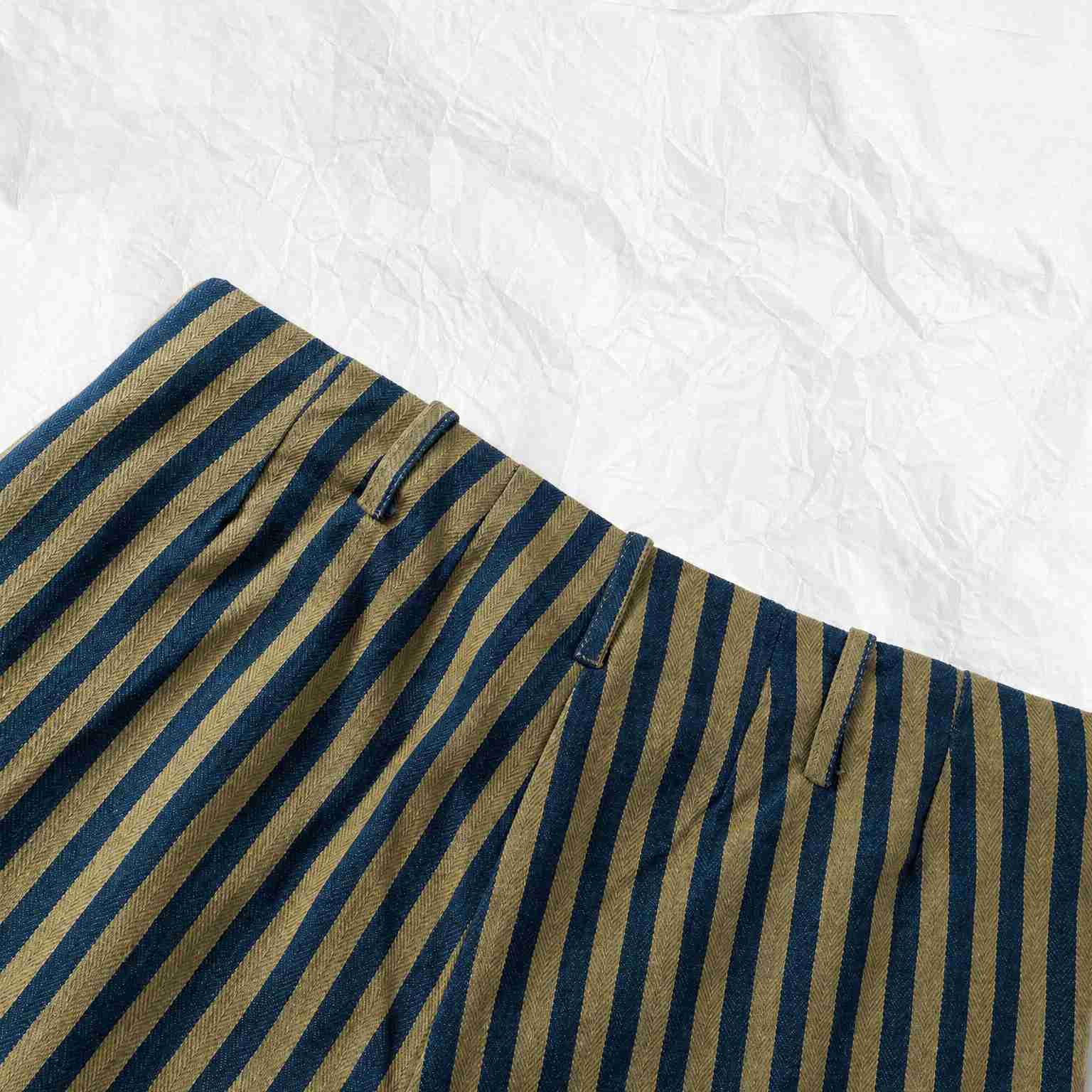 Enfants Riches Déprimés Natural Striped Pocket Pants - DesignerGu