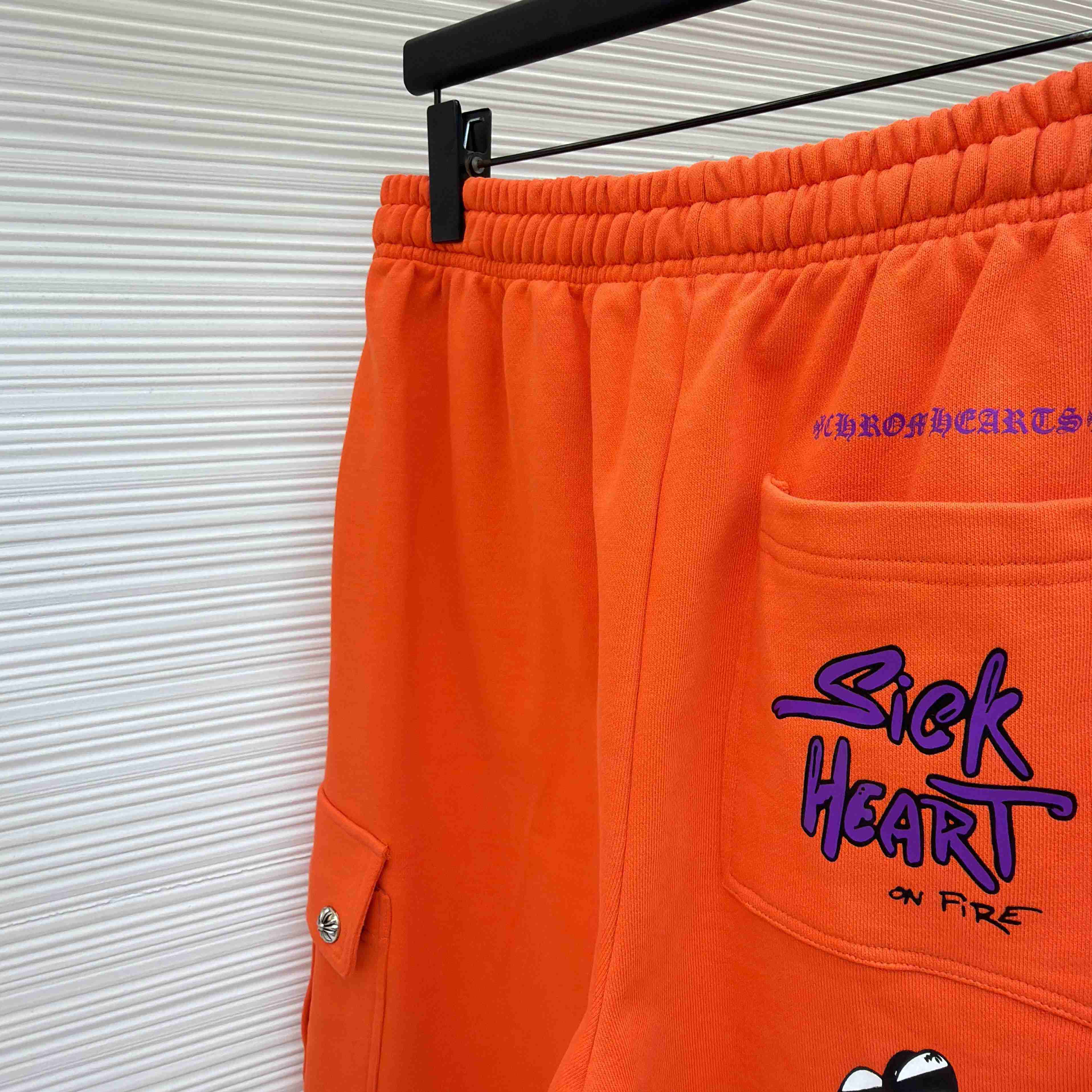 Chrome Hearts Matty Boy Spark The Hearts Cargo Shorts - DesignerGu