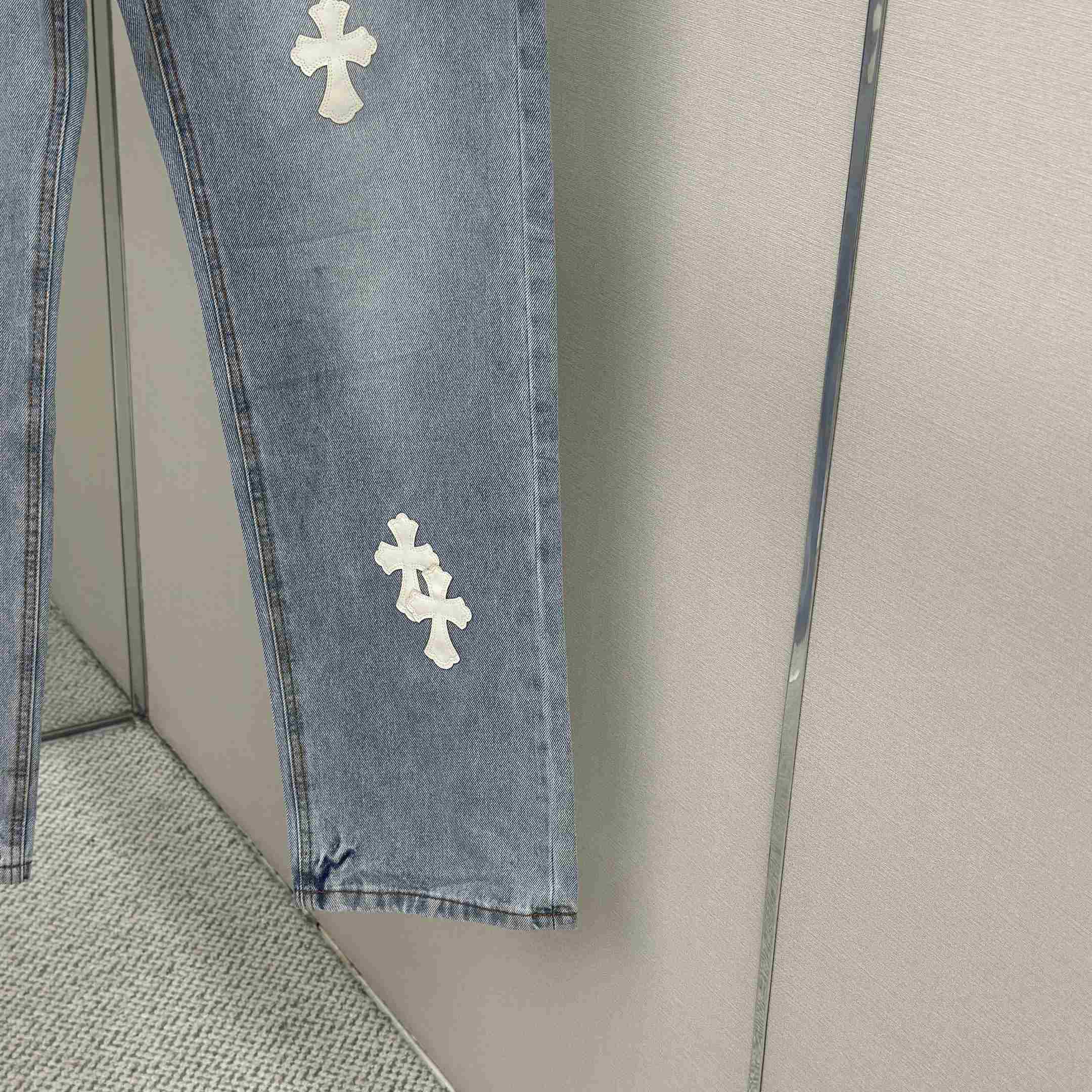 Chrome Hearts Jeans - DesignerGu