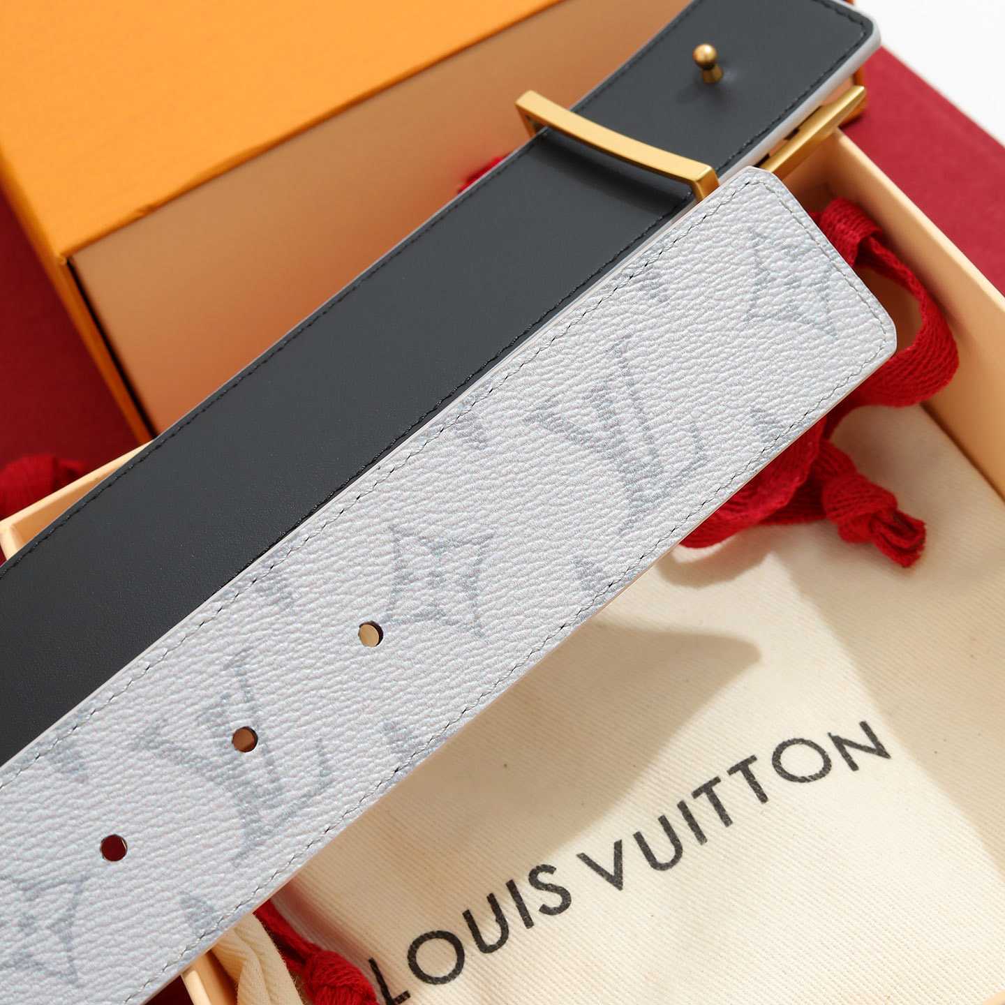Louis Vuitton LV Initiales Monogram 40mm Reversible Belt - DesignerGu