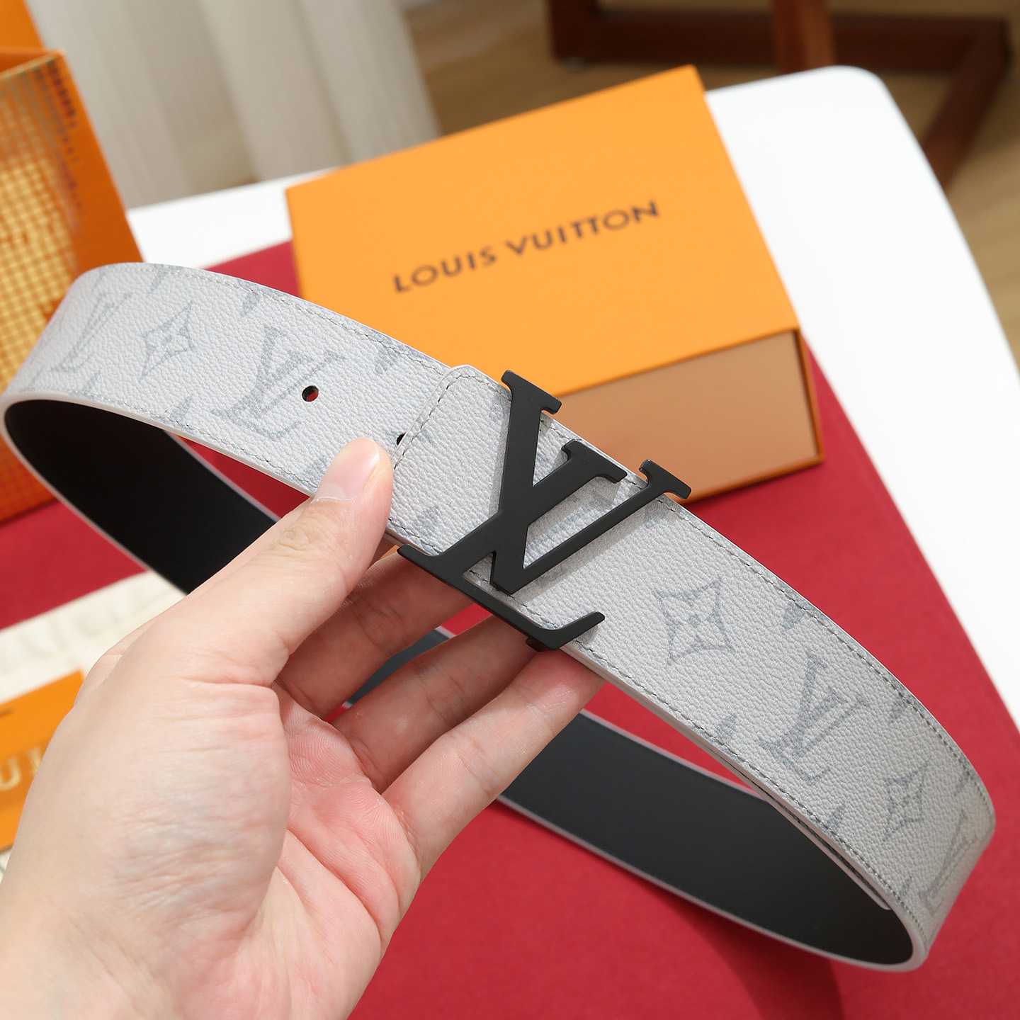 Louis Vuitton LV Initiales Monogram 40mm Reversible Belt - DesignerGu