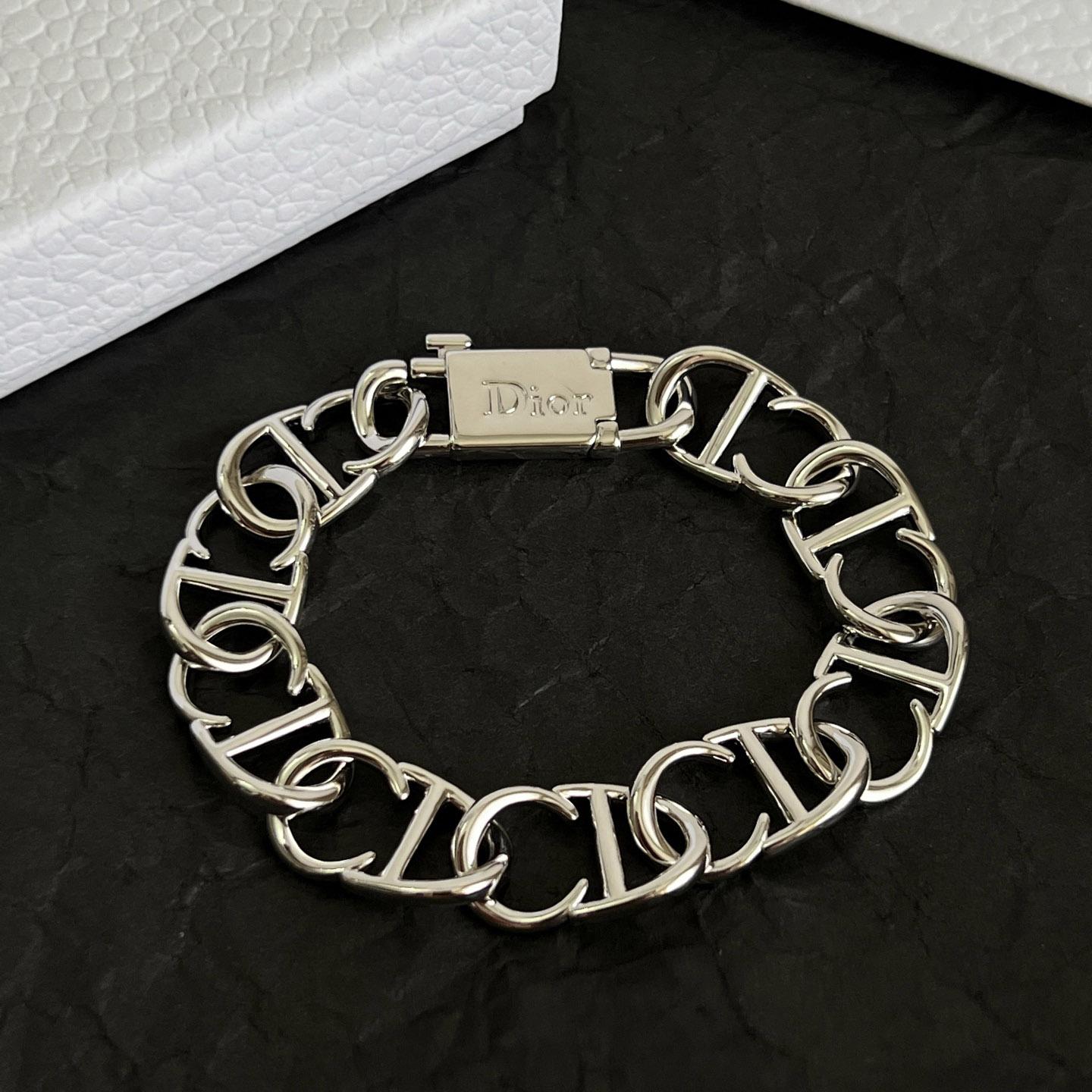 Dior CD Icon Chain Link Bracelet - DesignerGu