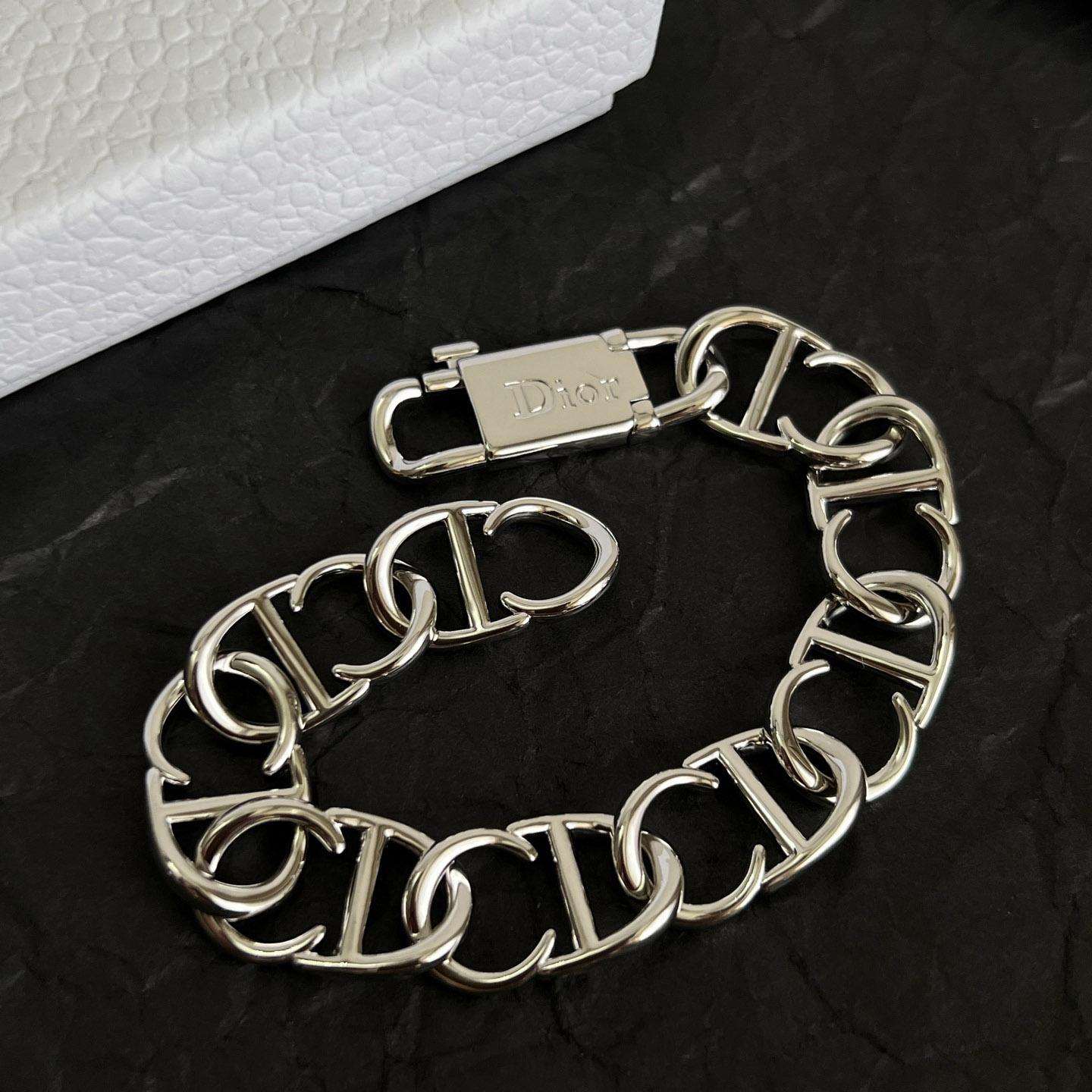Dior CD Icon Chain Link Bracelet - DesignerGu