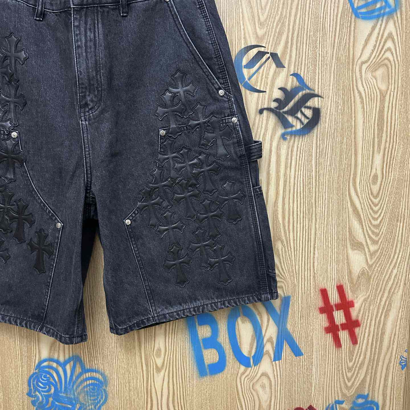 Chrome Hearts Denim Shorts - DesignerGu