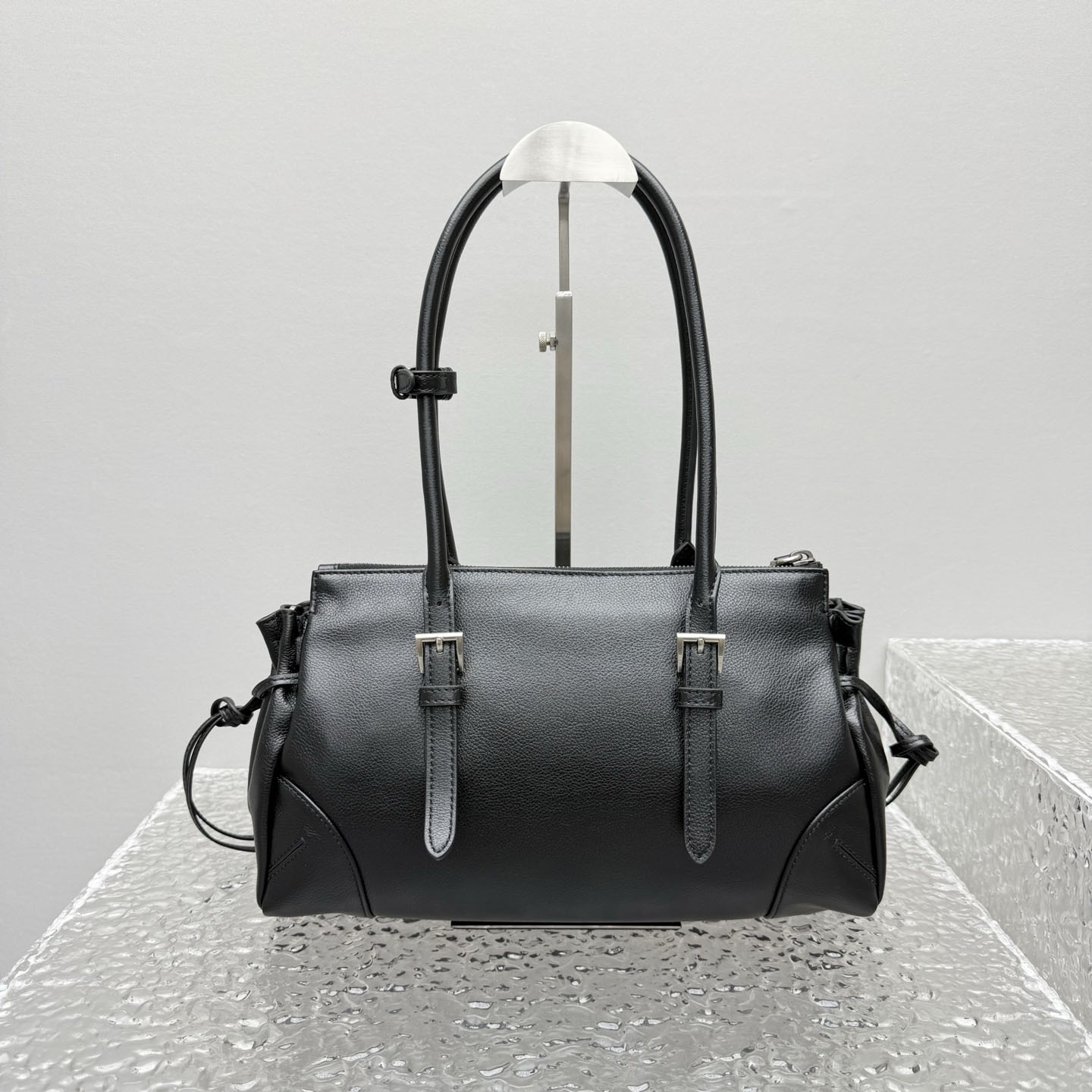 Prada Bonnie Medium Antiqued Leather Tote Bag - DesignerGu
