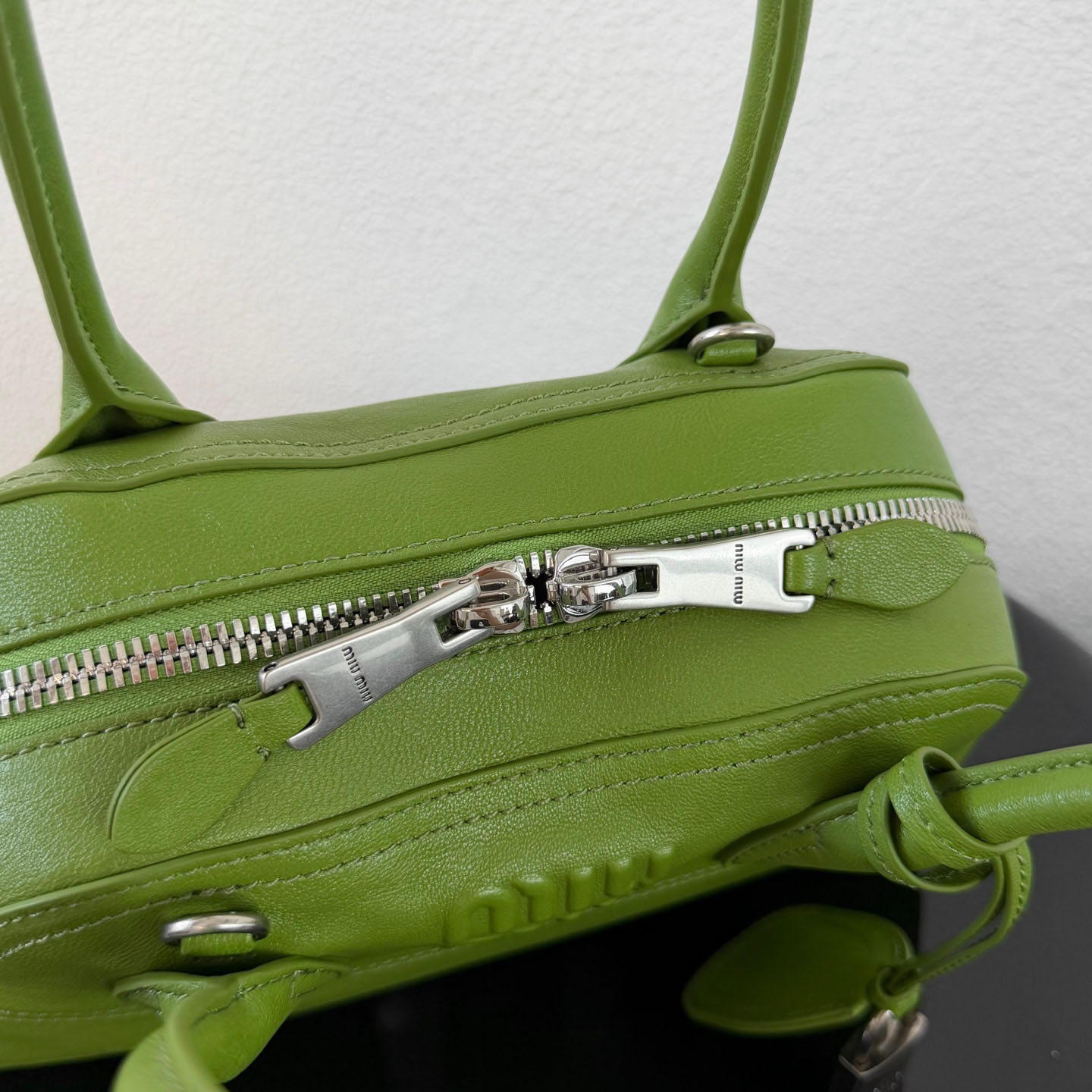 Miu Miu Vivant Nappa Leather Bag - DesignerGu