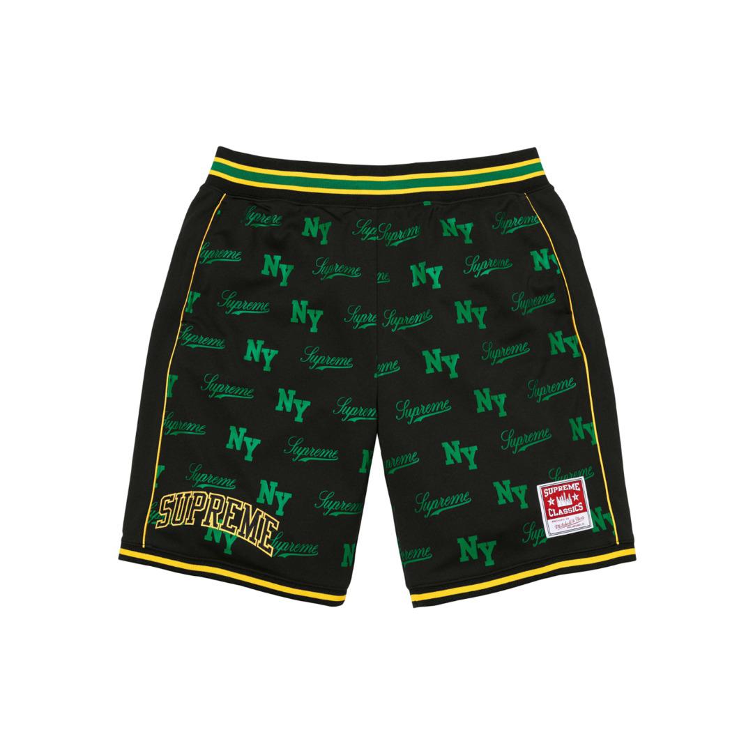 Supreme x Mitchell & Ness Monogram Short 'Black' - DesignerGu
