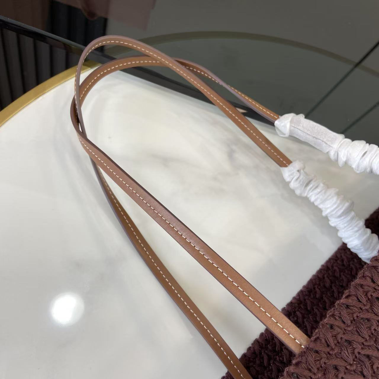 Miu Miu Raffia-Effect Woven ToteBag 5BG228 - DesignerGu