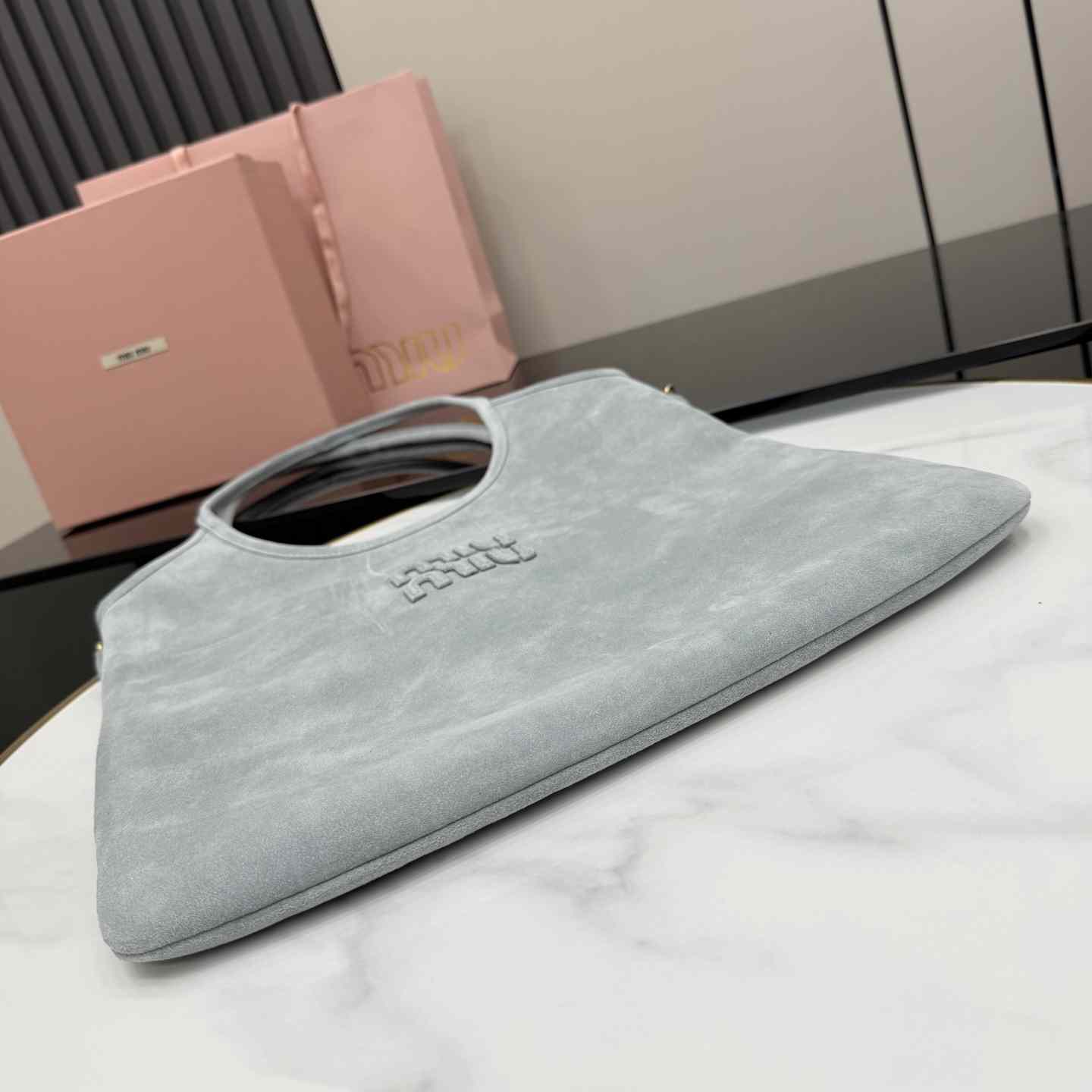 Miu Miu Ivy Suede Bag 5BG231 - DesignerGu