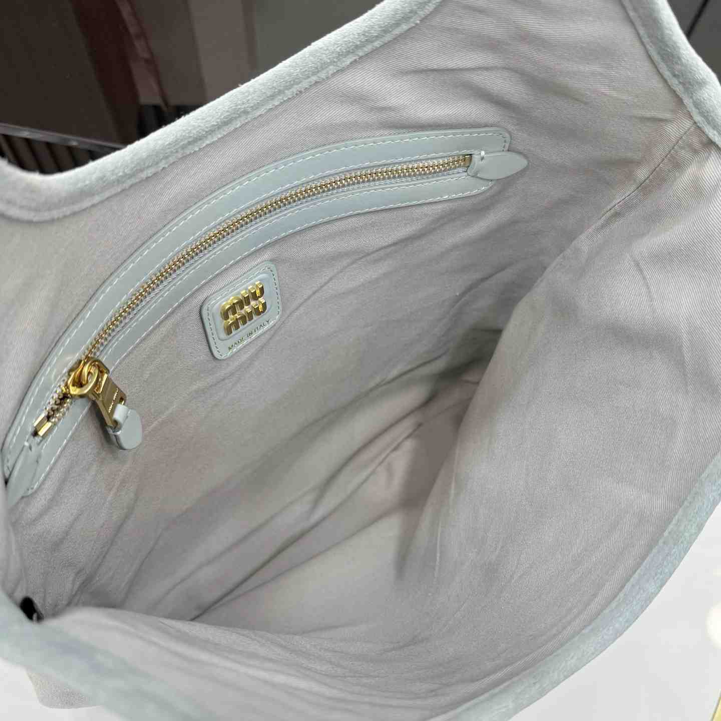 Miu Miu Ivy Suede Bag 5BG231 - DesignerGu