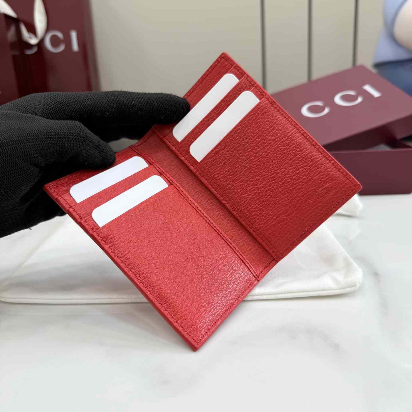 Gucci Lira Card Case 867327 - DesignerGu