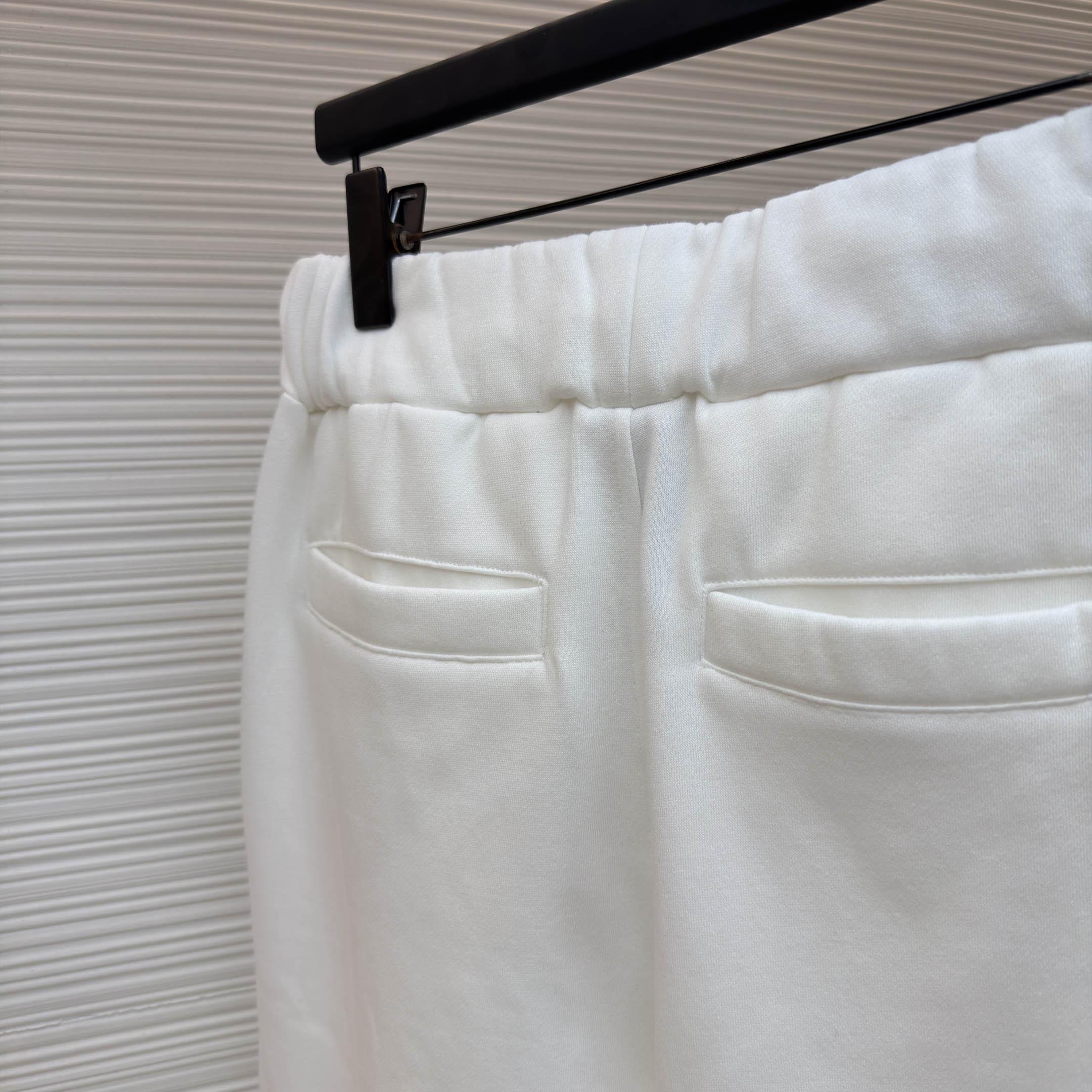 Chrome Hearts Horseshoe White Sweatpants - DesignerGu