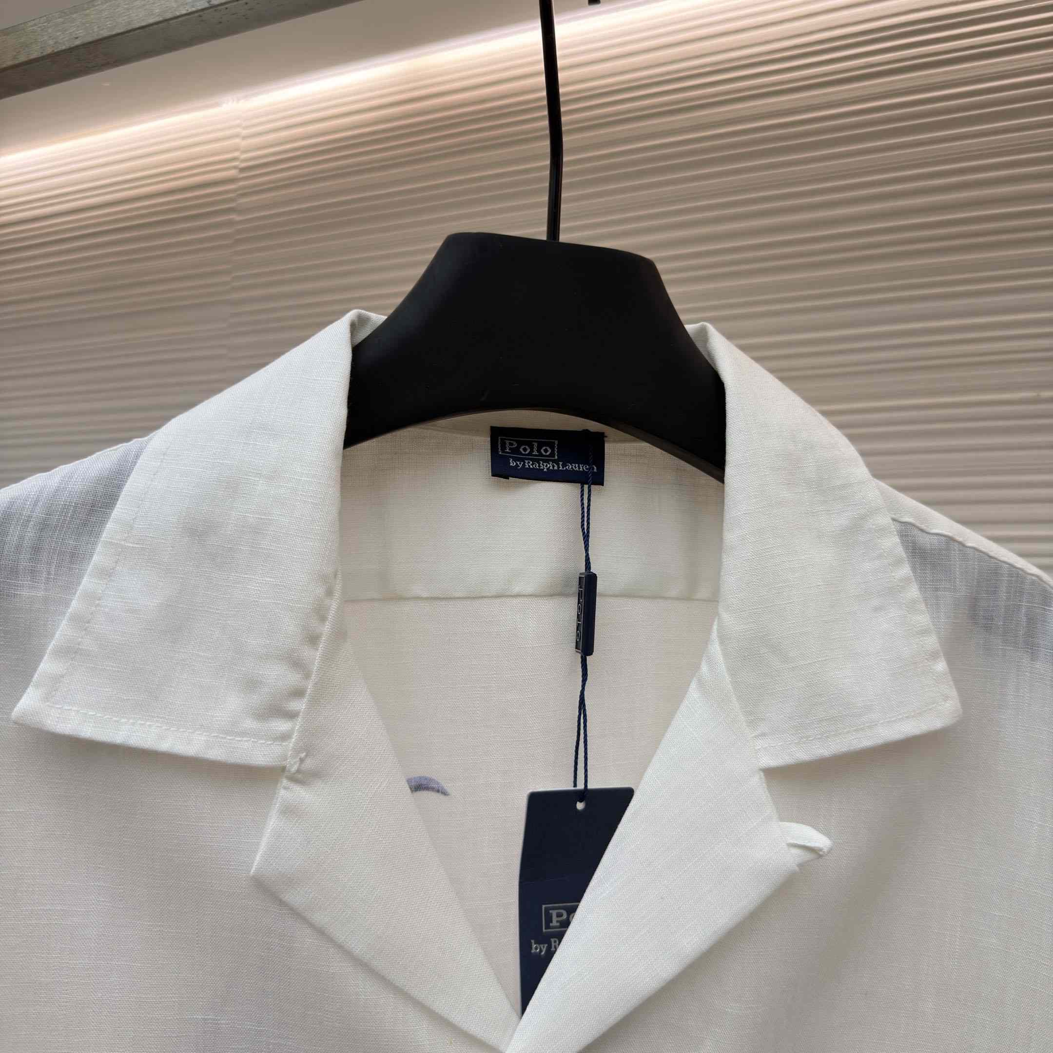  Ralph Lauren Linen Camp Shirt Vintage Nautical Sail - DesignerGu