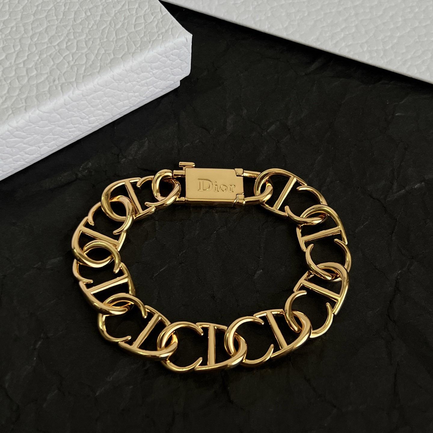 Dior CD Icon Chain Link Bracelet - DesignerGu