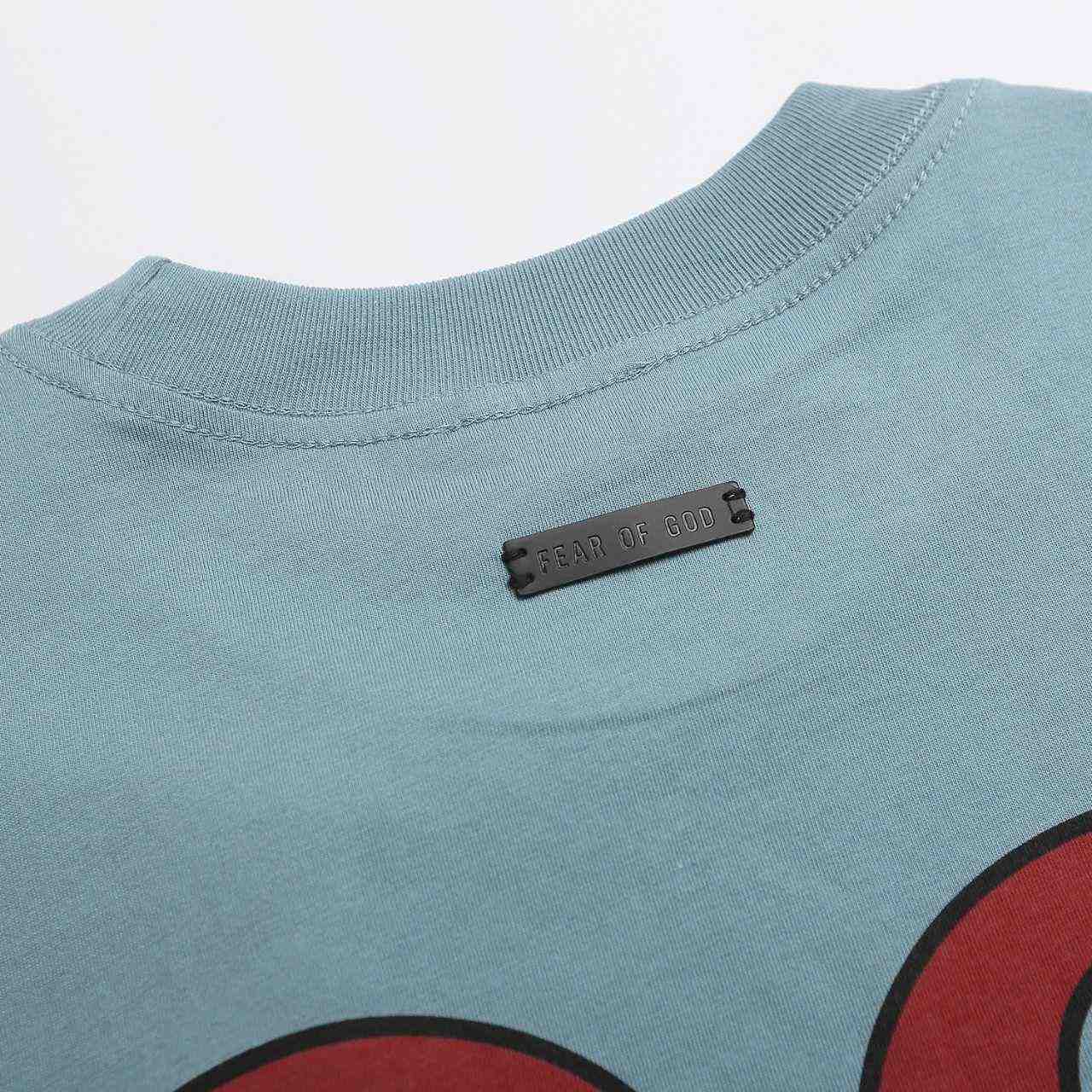 Fear Of God Blue 'Fear Of God 26' T-shirt - DesignerGu