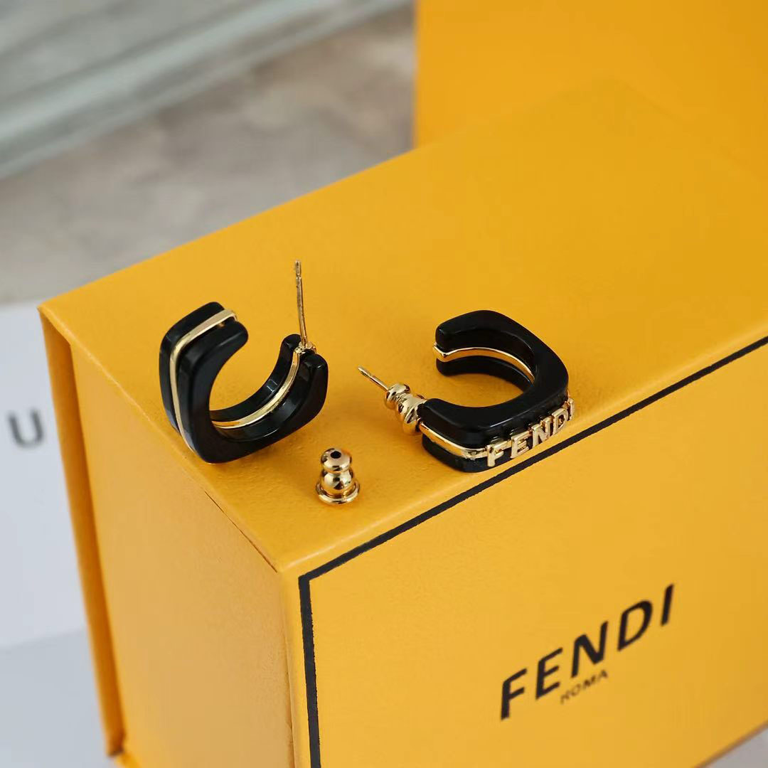 Fendi Fendigraphy Earrings - DesignerGu