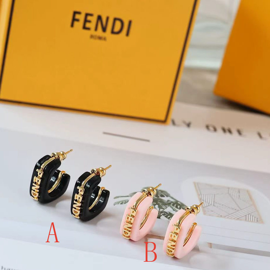Fendi Fendigraphy Earrings - DesignerGu