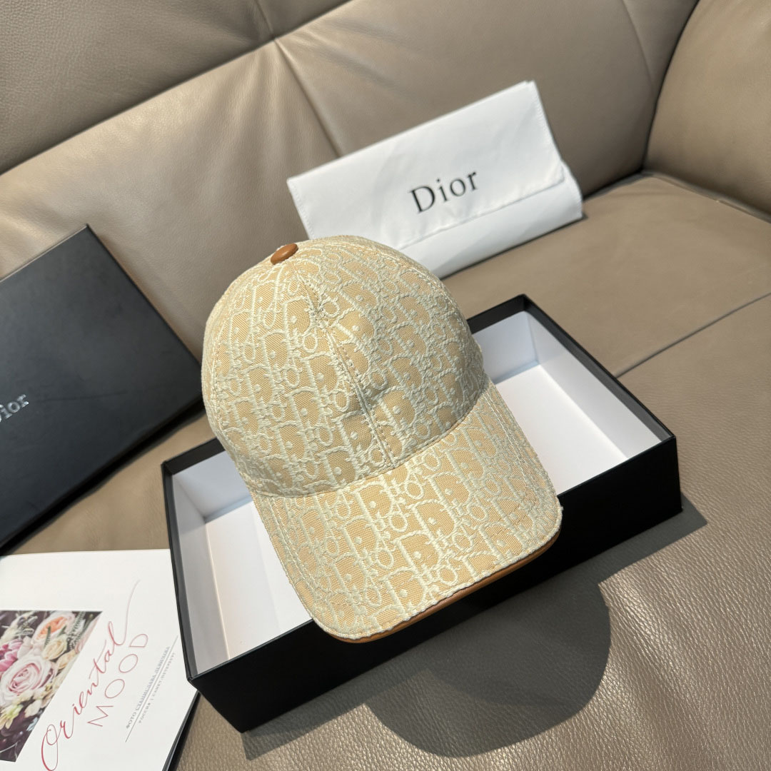 Dior Oblique D-Player Cap - DesignerGu