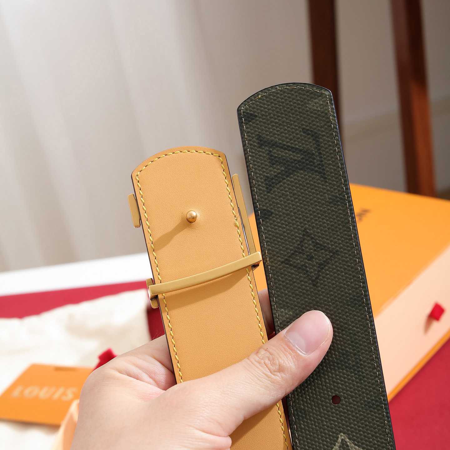 Louis Vuitton LV Initiales Monogram Surplus 40mm Belt - DesignerGu