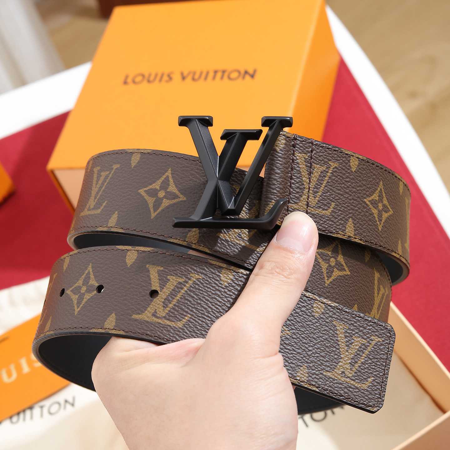 Louis Vuitton LV Pyramide 40mm Belt - DesignerGu