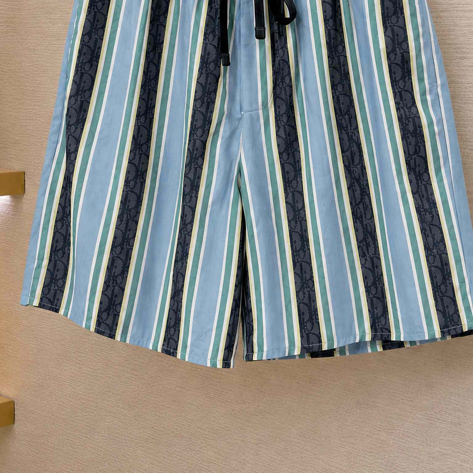  Dior Dioriviera Dior Oblique Sun Stripes Shorts - DesignerGu
