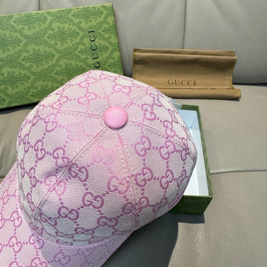 Gucci GG Cotton Canvas Baseball Hat - DesignerGu
