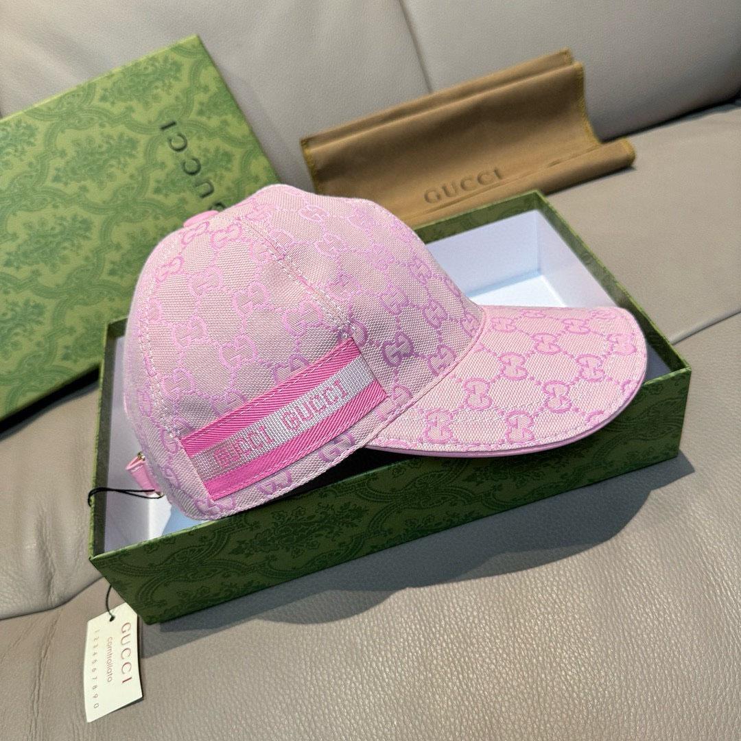 Gucci GG Cotton Canvas Baseball Hat - DesignerGu