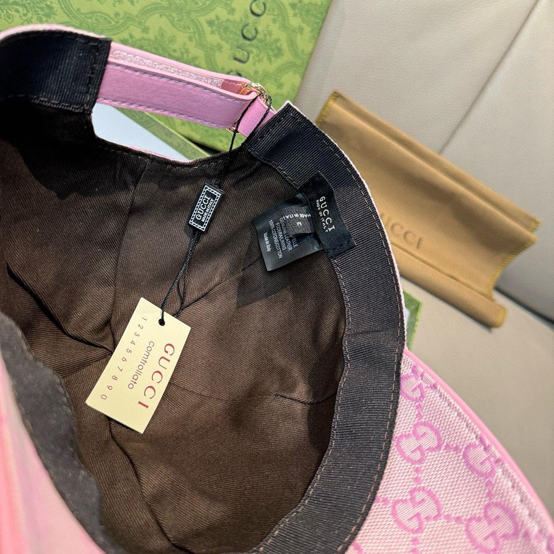 Gucci GG Cotton Canvas Baseball Hat - DesignerGu