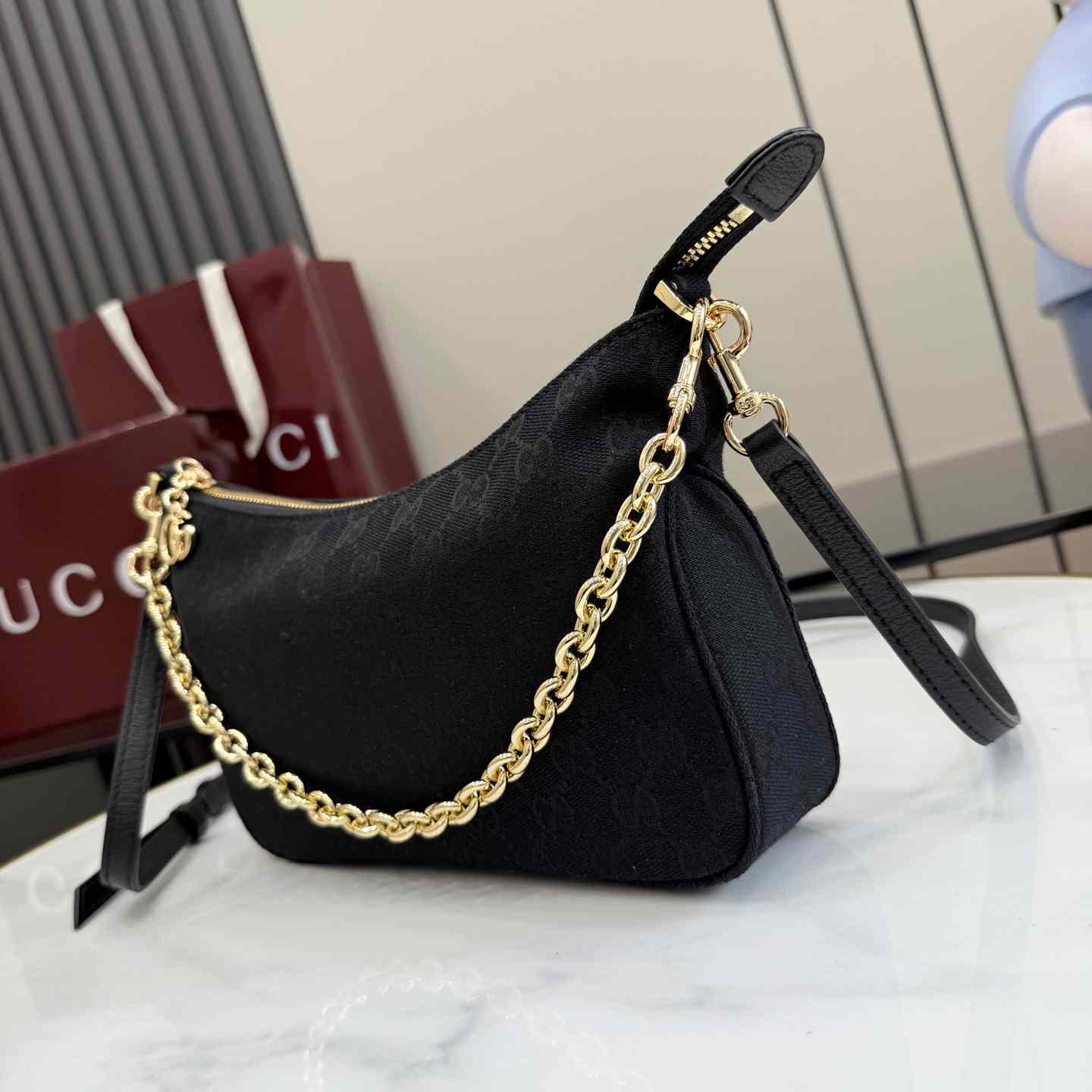 Gucci Lady Lunetta Chain Small Shoulder Bag A0034B - DesignerGu