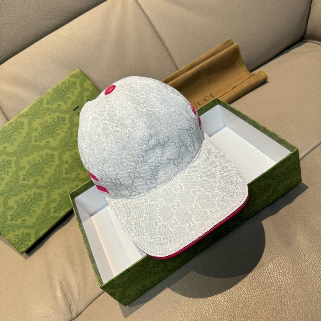 Gucci GG Cotton Canvas Baseball Hat - DesignerGu