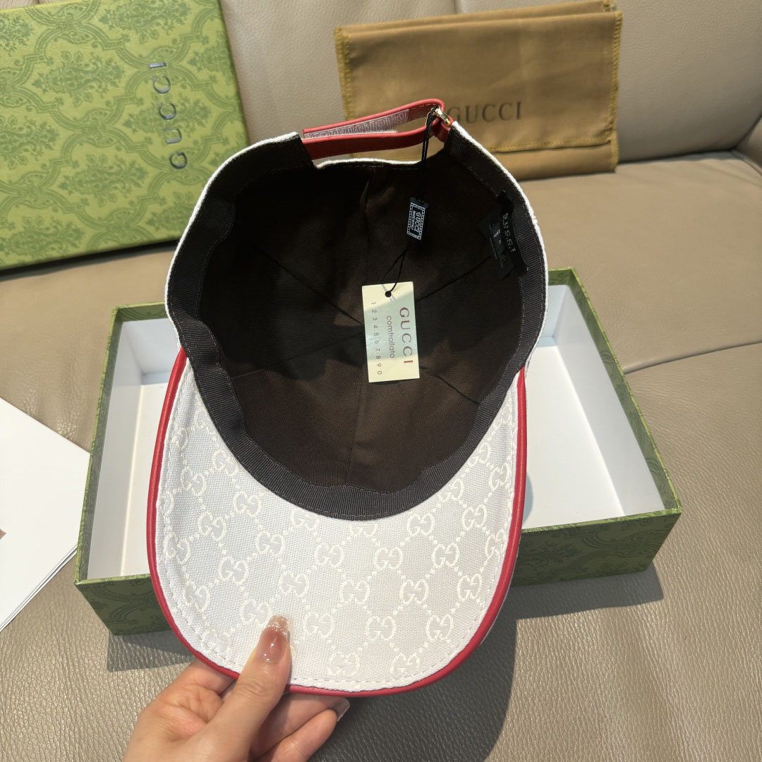 Gucci GG Cotton Canvas Baseball Hat - DesignerGu