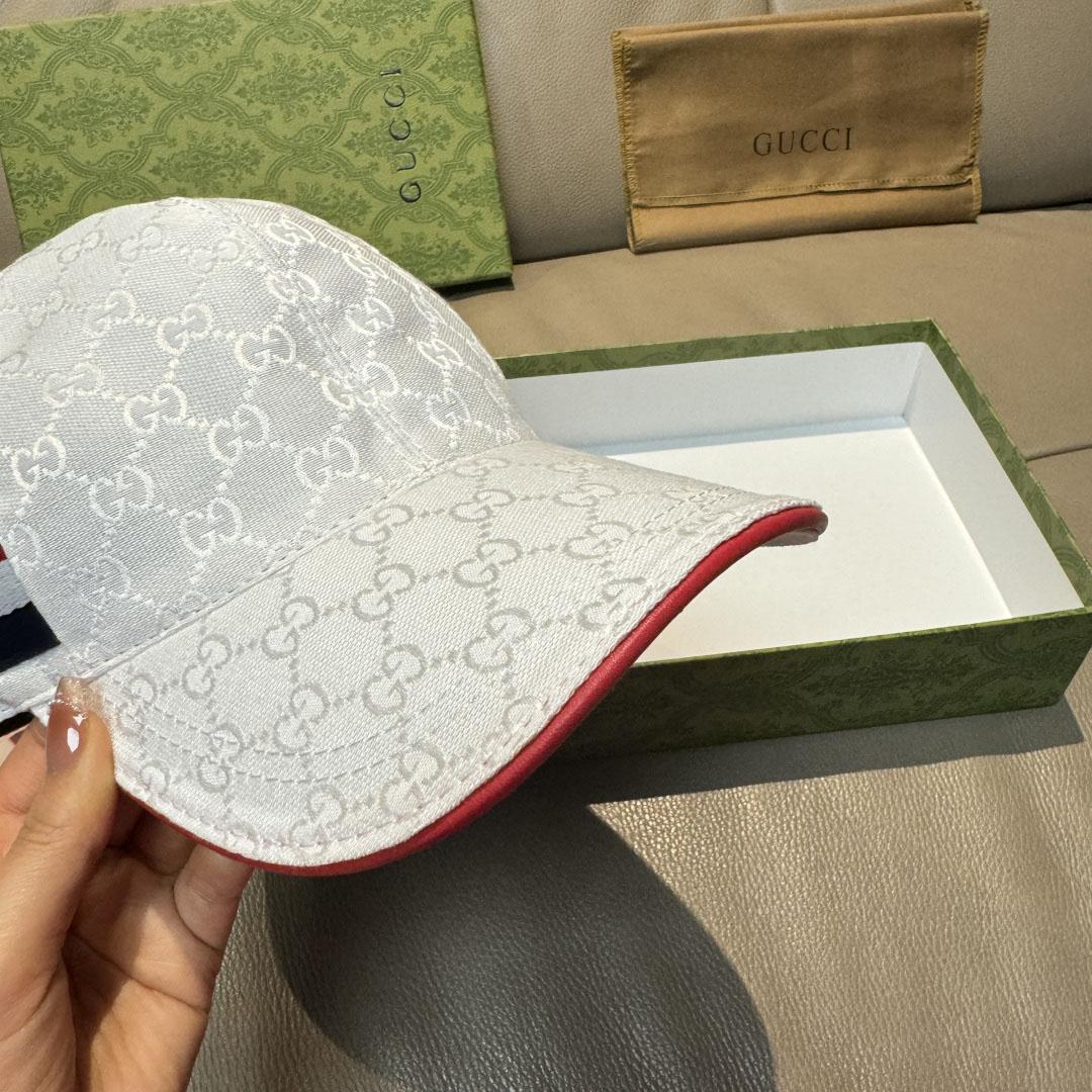 Gucci GG Cotton Canvas Baseball Hat - DesignerGu