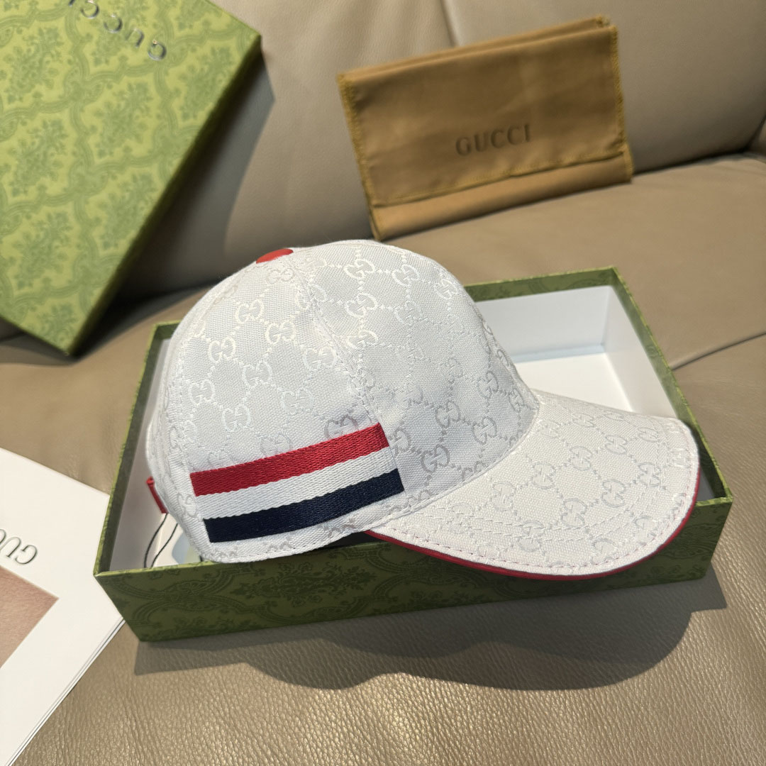 Gucci GG Cotton Canvas Baseball Hat - DesignerGu