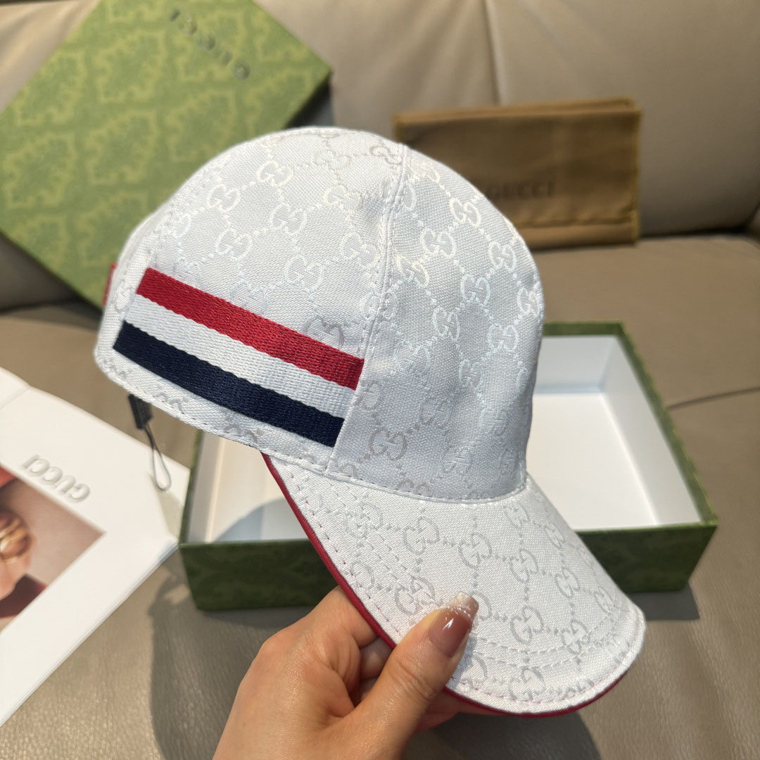 Gucci GG Cotton Canvas Baseball Hat - DesignerGu