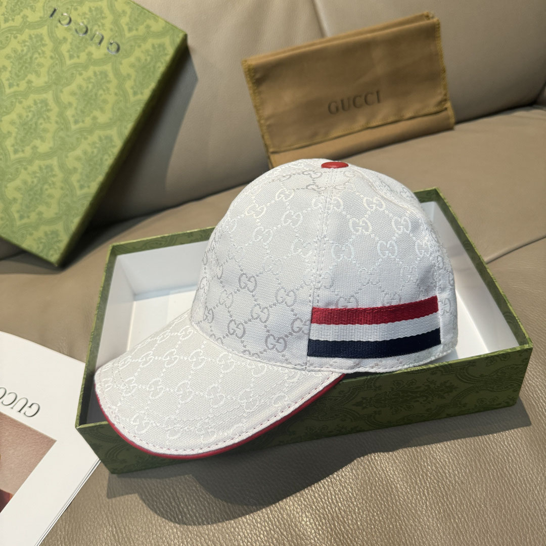 Gucci GG Cotton Canvas Baseball Hat - DesignerGu