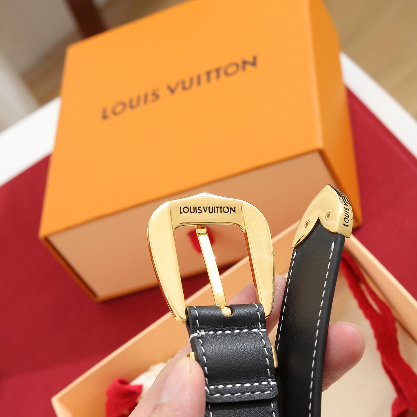 Louis Vuitton LV Dust 25mm Belt - DesignerGu