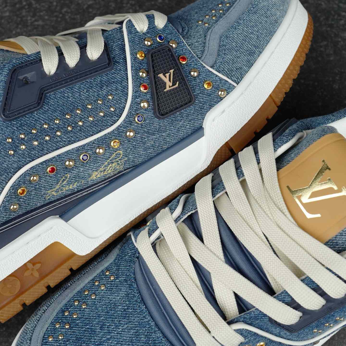 Louis Vuitton LV Trainer Sneaker 1AKCIB（upon uk size） - DesignerGu