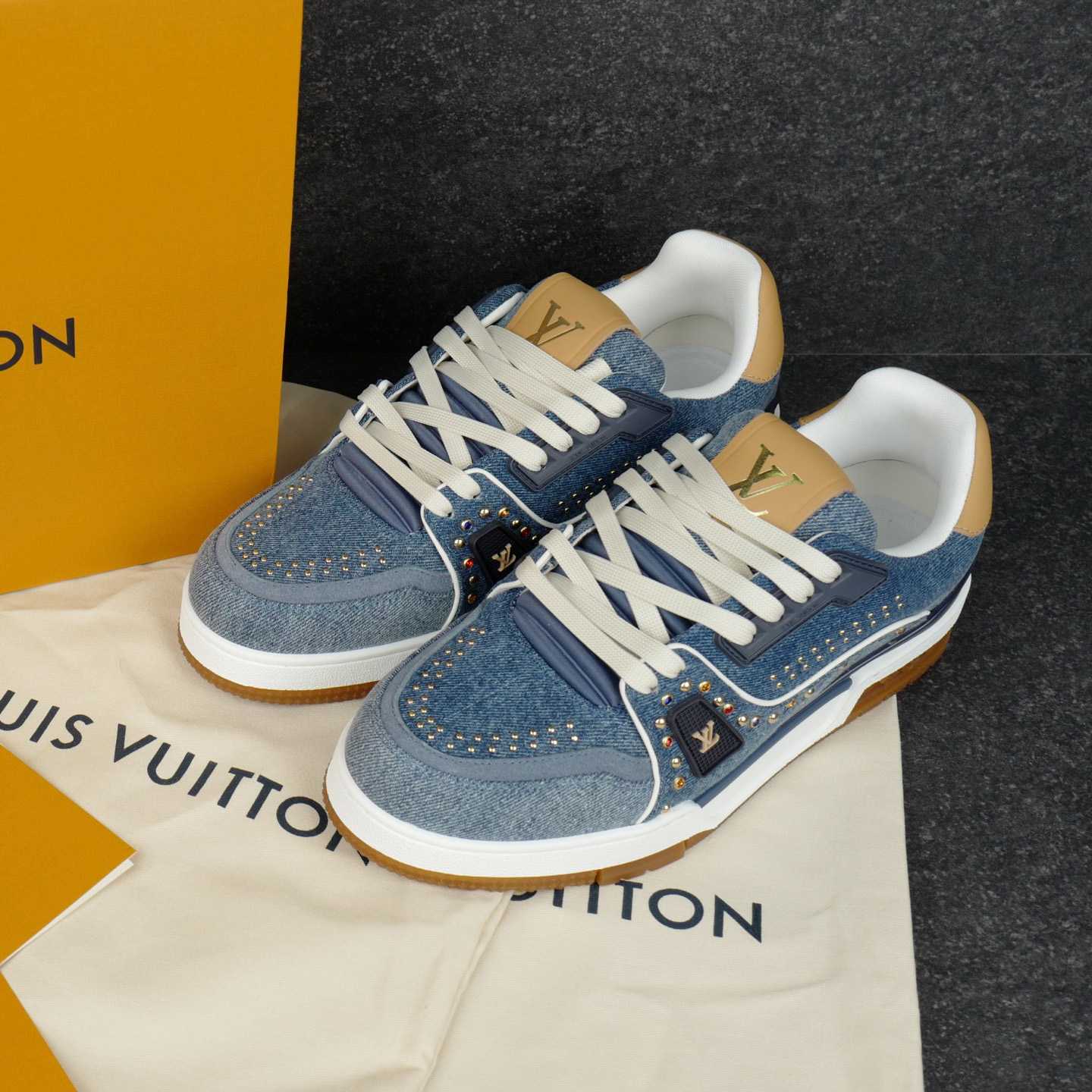 Louis Vuitton LV Trainer Sneaker 1AKCIB（upon uk size） - DesignerGu