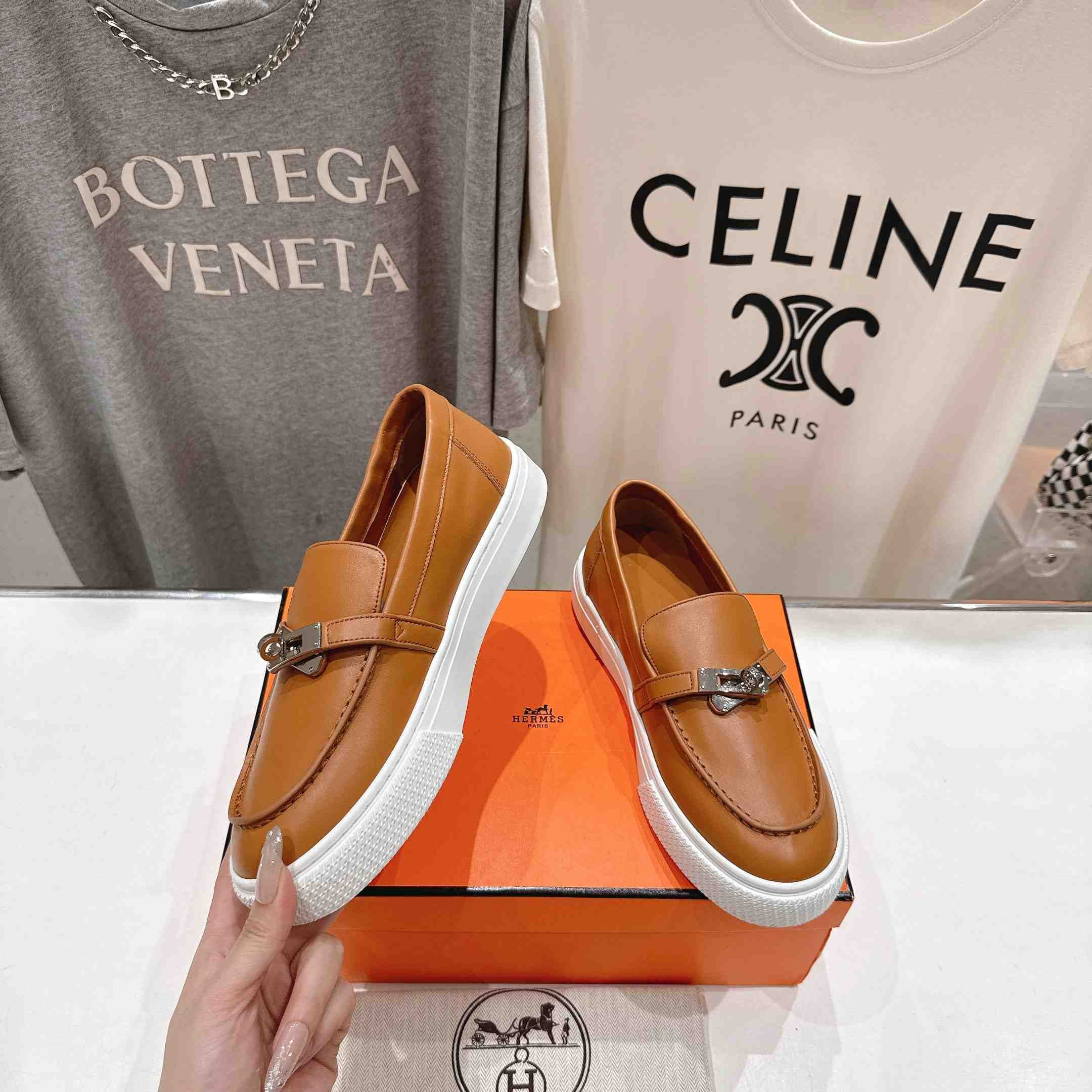 Hermes Game Slip-On Sneaker - DesignerGu