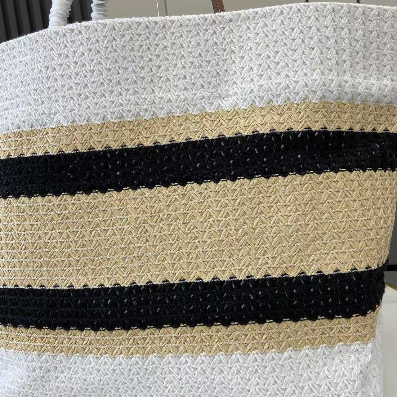 Miu Miu Raffia-Effect Woven ToteBag 5BG228 - DesignerGu