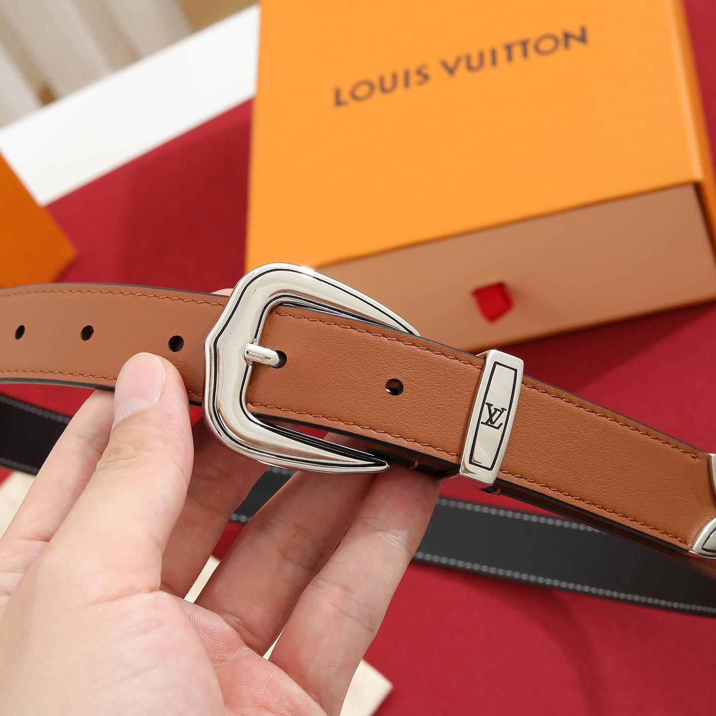 Louis Vuitton LV Dust 25mm Belt - DesignerGu