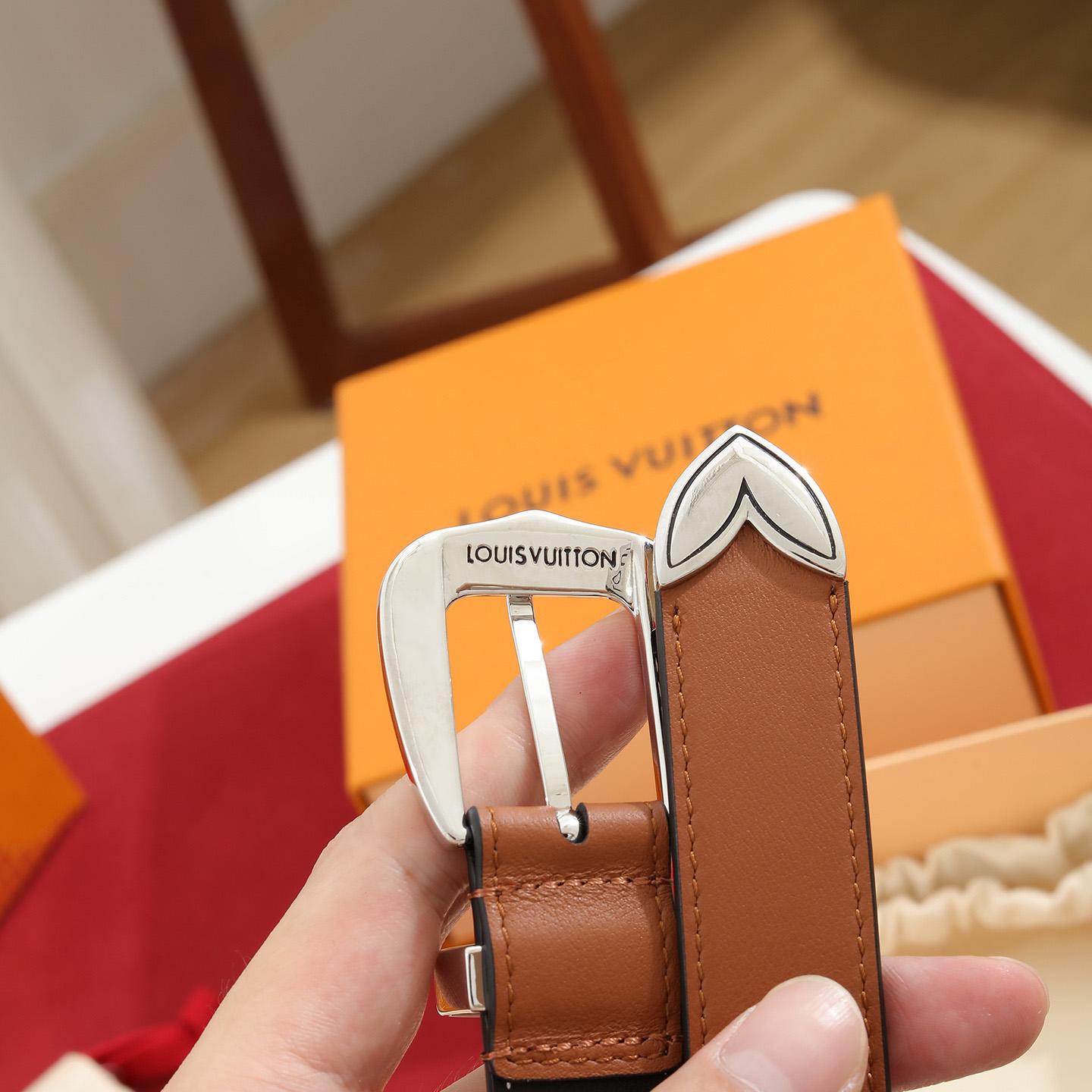 Louis Vuitton LV Dust 25mm Belt - DesignerGu