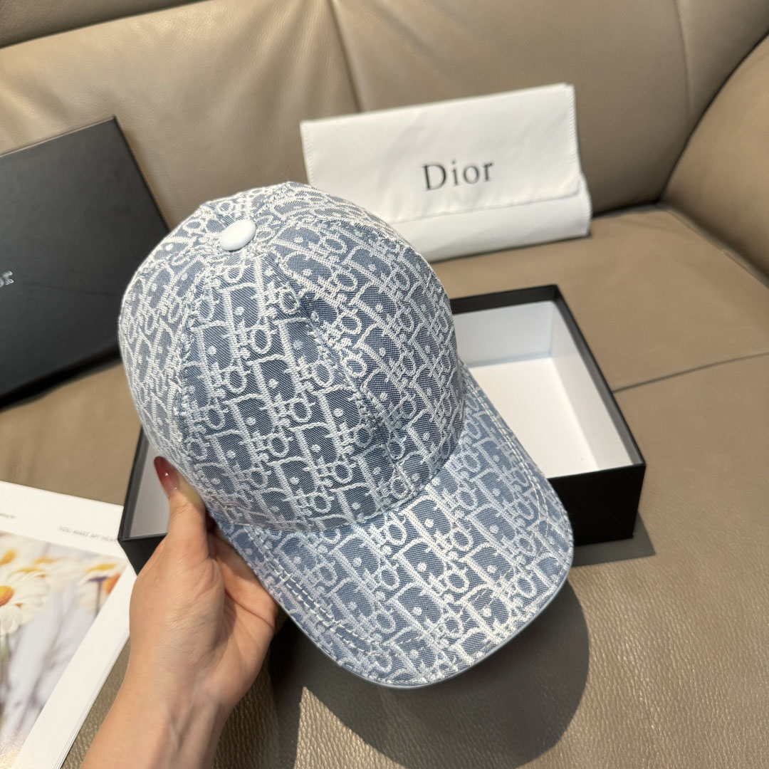 Dior Oblique D-Player Cap - DesignerGu