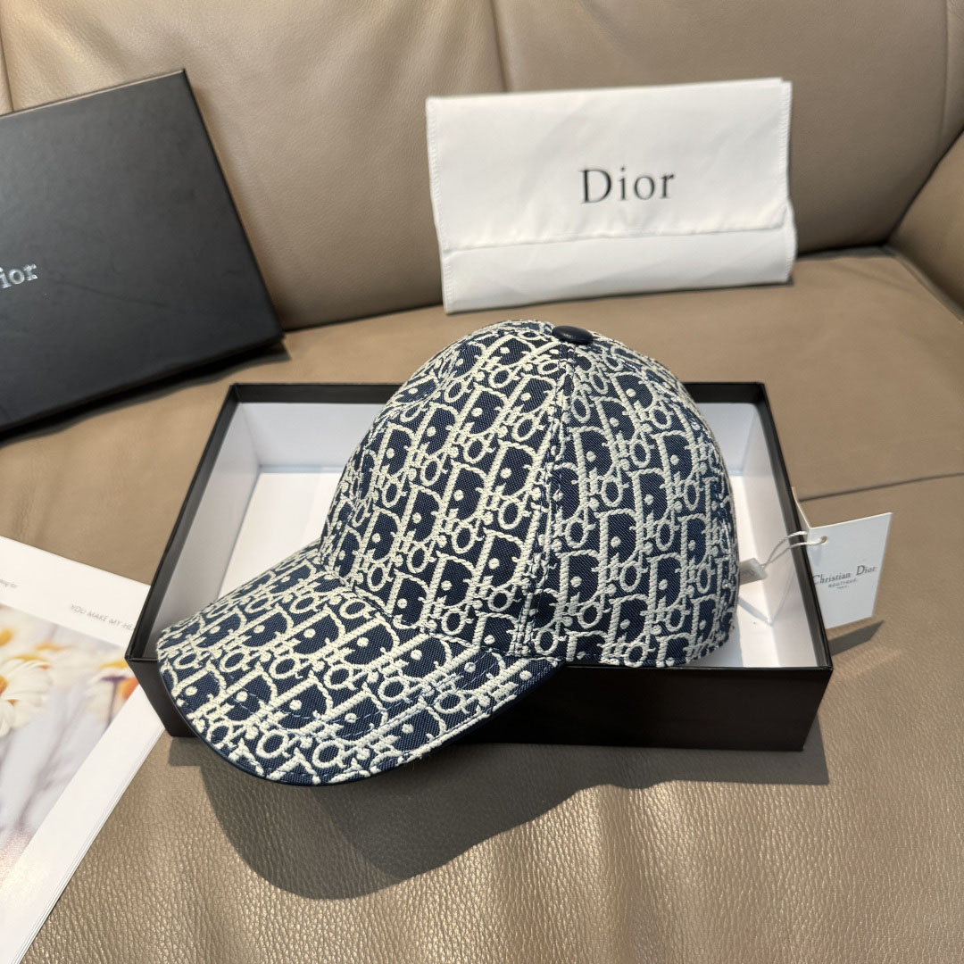 Dior Oblique D-Player Cap - DesignerGu