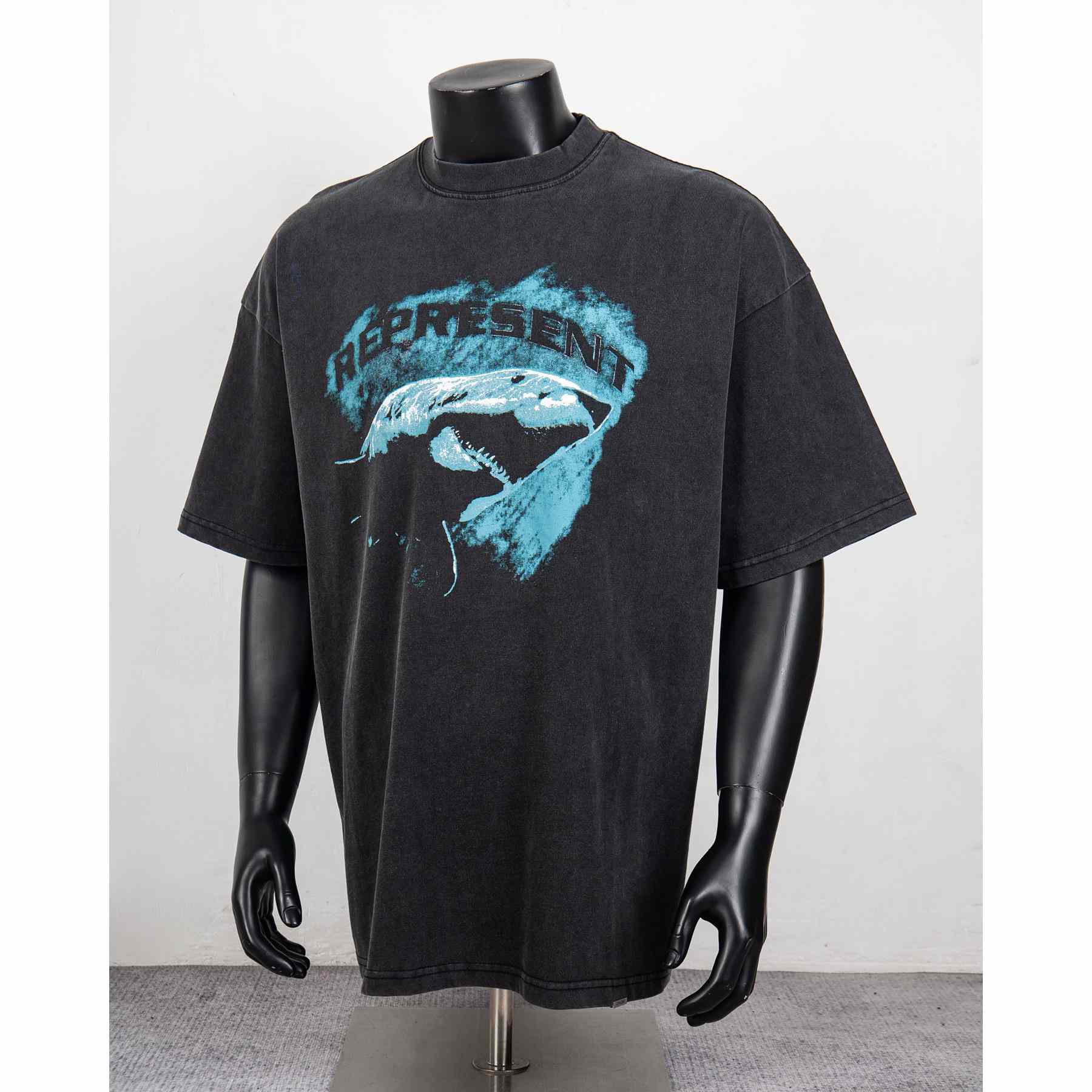 Represent Shark T-Shirt In Vintage - DesignerGu