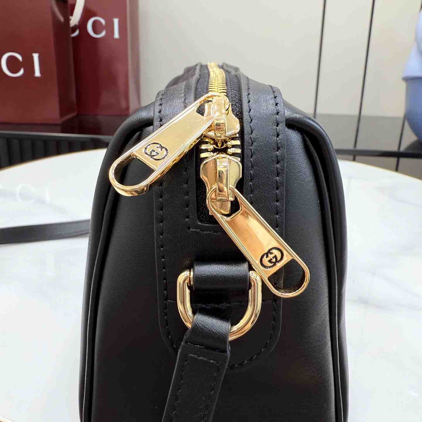 Gucci Horsebit Web Small Camera Bag A008PZ - DesignerGu
