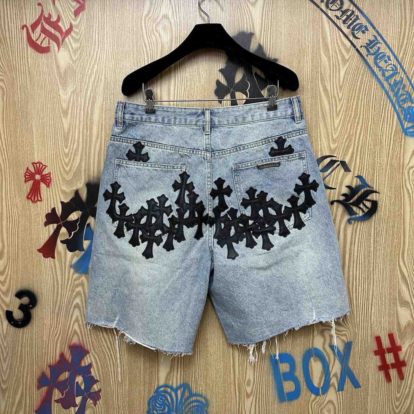 Chrome Hearts Denim Shorts - DesignerGu