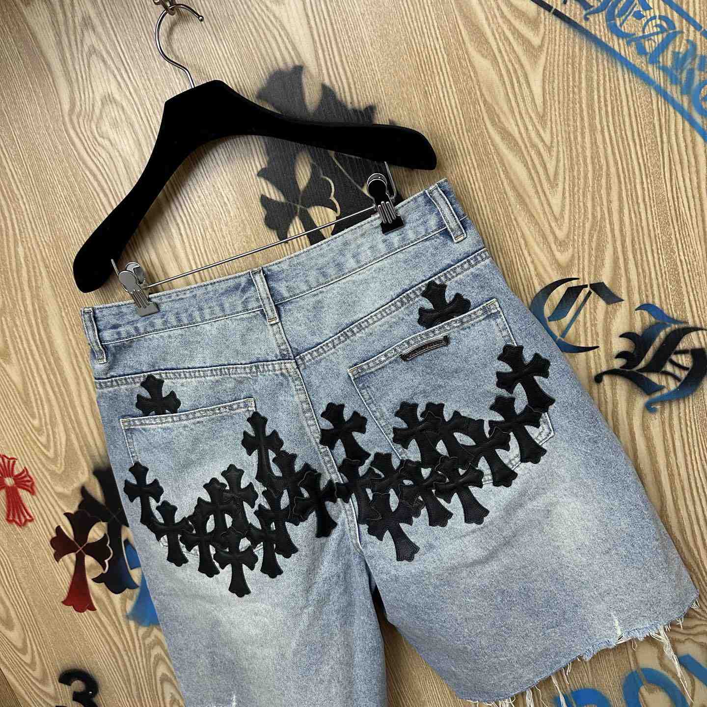 Chrome Hearts Denim Shorts - DesignerGu
