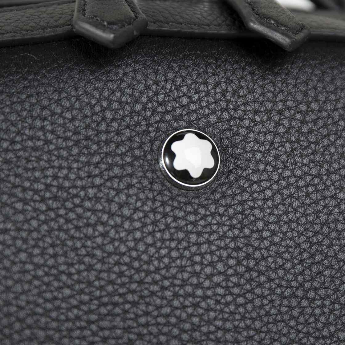 Montblanc Full-Grain Leather Backpack  - DesignerGu