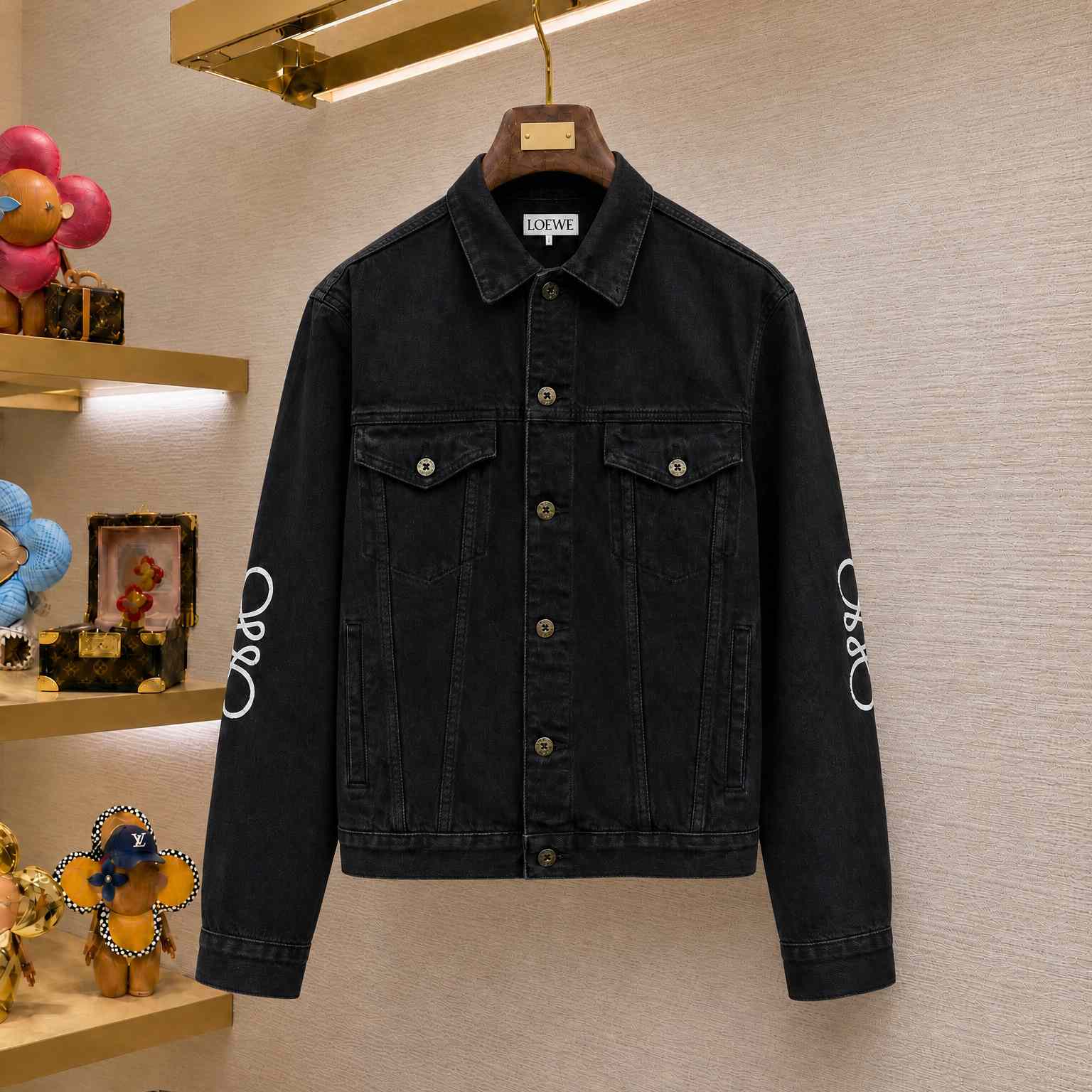 Loewe Anagram Denim Jacket - DesignerGu